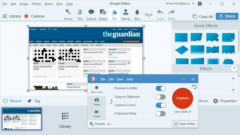 Snagit | スクリーンキャスト