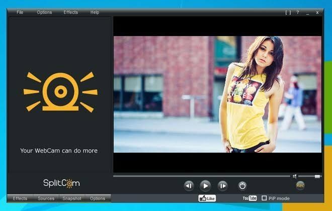 SplitCam | ウェブカメラ付き PC 用スクリーン レコーダー