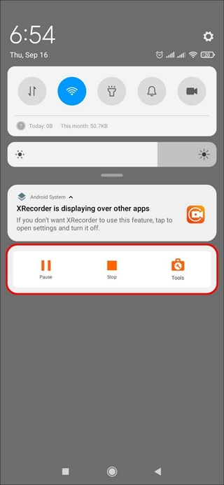 Xrecorder アプリの使用手順 3 | xrecorder