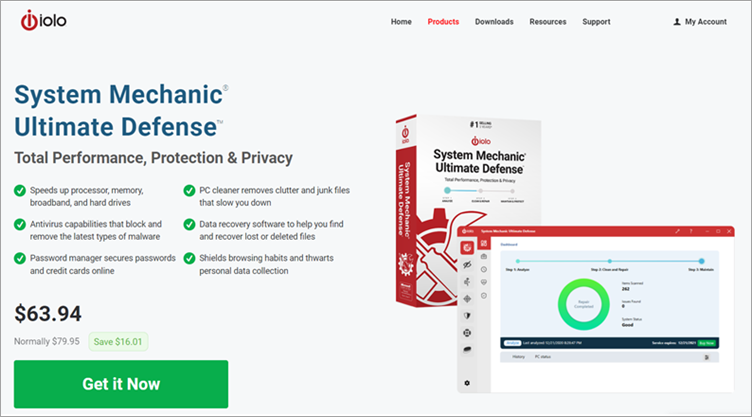 System Mechanic Ultra Defense | Android 向け SD カード ビデオ復元アプリ