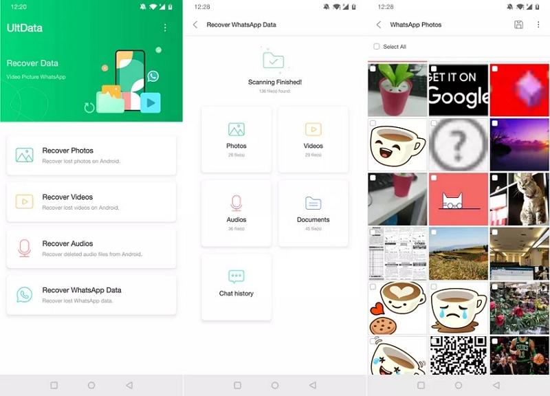 Android 向け Tenorshare UltData | WhatsApp 回復 Android