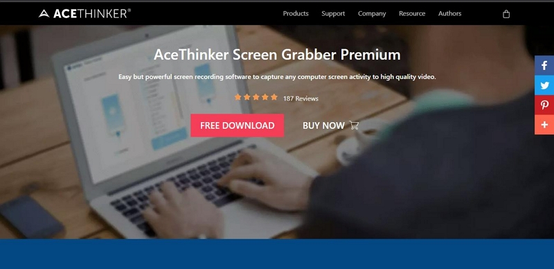AceThinker | 遅延のないスクリーンレコーダー PC