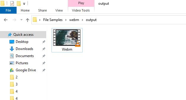 FFMPEG ステップ 10 | webm から mp4 へ