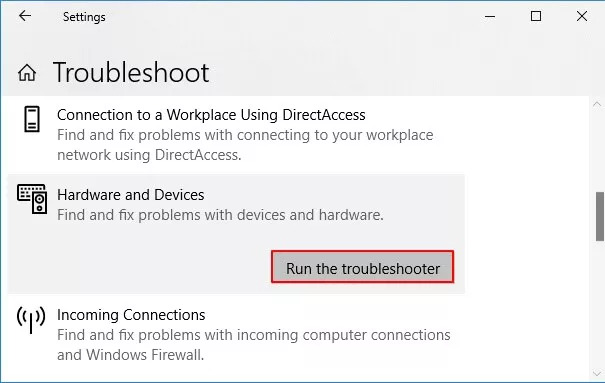 Windows トラブルシューティング ツールの使用 | 破損した SD カードの回復