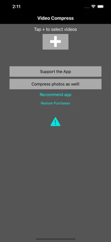 ビデオ圧縮アプリを使用する手順 1 | iPhone でビデオを圧縮する方法