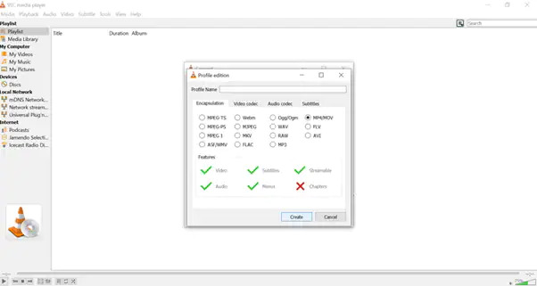 VLC メディア プレーヤーでステップ 4 | avi を mp4 に変換する vlc