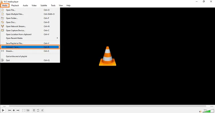 VLC メディア プレーヤー ステップ 2 | iMovie を MP4 に変換する