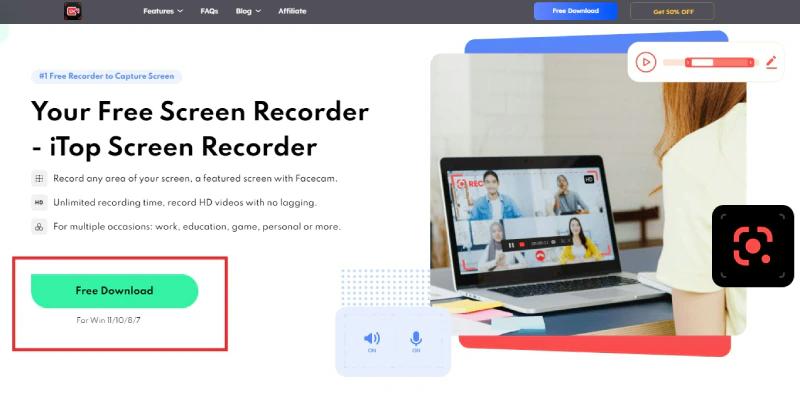 iTop VPN スクリーン レコーダー | オンライン スクリーン レコーダー