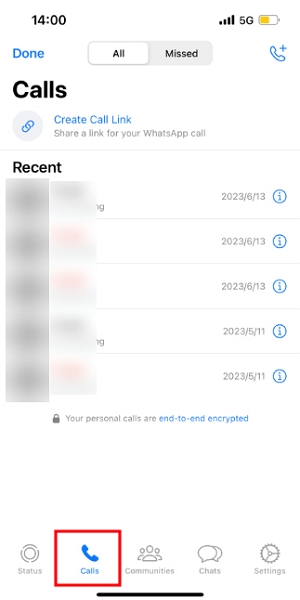 iPhone 通話履歴 | WhatsApp で削除された通話を復元する方法