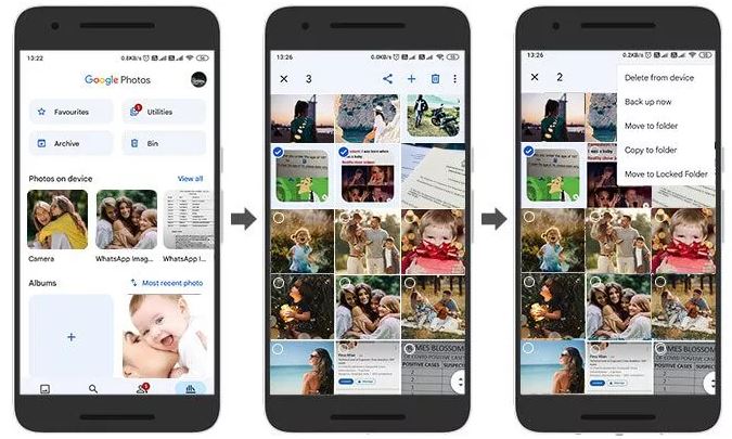 ギャラリーまたはGoogleフォトから | whatsappで画像を削除して復元するAndroid