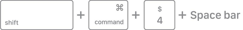 キーボード ショートカット ステップ 1 | スクリーンショット Mac